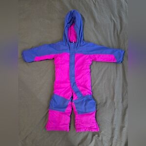 L.L. Bean Purple and Blue Snowsuit